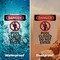 Signmission Pool Closed Do Not Enter Danger Sign, Plastic, 7in W x 10in L, 2PK OS-2PACK-DS-P-710-V-1636 - alternate 3